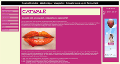 Desktop Screenshot of catwalk-makeup.de